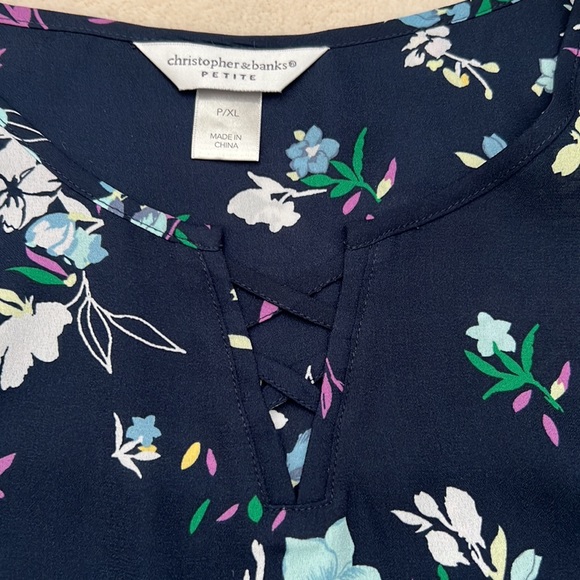 Christopher and Banks Sleeveless Blouse - Picture 3 of 5